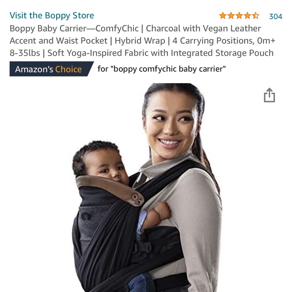 Boppy baby carrier